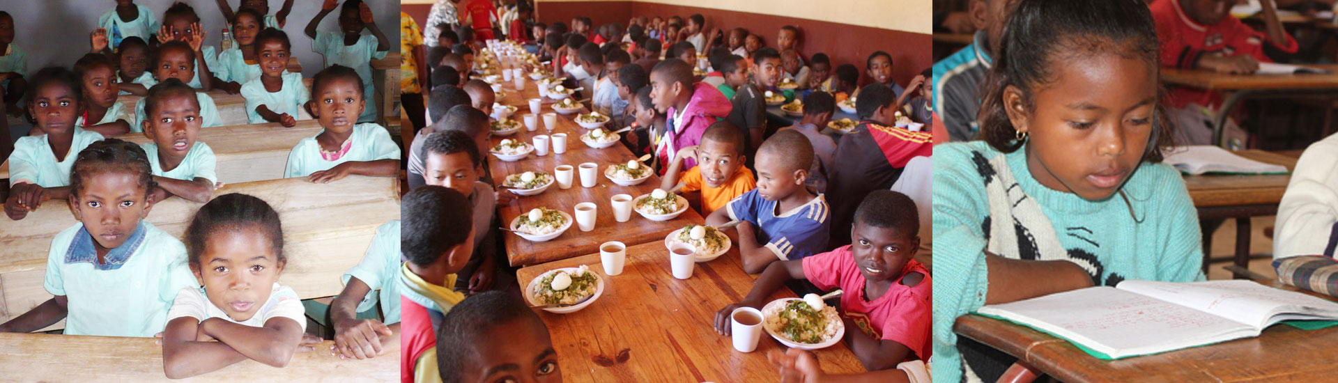 Alimentación y educación en Madagascar