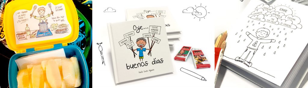 Un libro solidario y educativo, ‘Oye… buenos días’