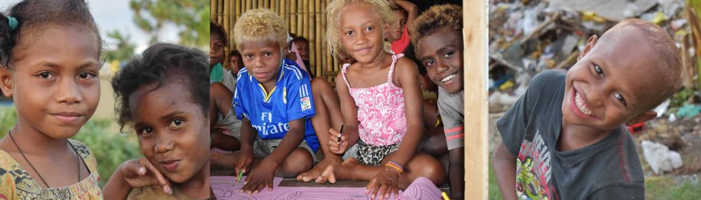 Los niños del basurero de Ranadi aprenden a leer y escribir