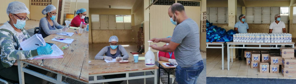 Reparto de comida a los menores más vulnerables para vencer al coronavirus en República Dominicana