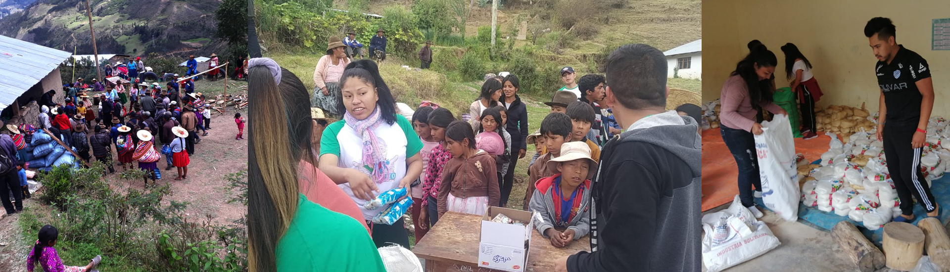 Ayuda a 300 familias campesinas por el Covid en Bolivia