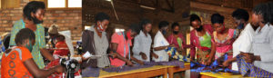 Madres solteras emprendedoras en Ruago (Ruanda) gracias a los talleres de formación como modistas