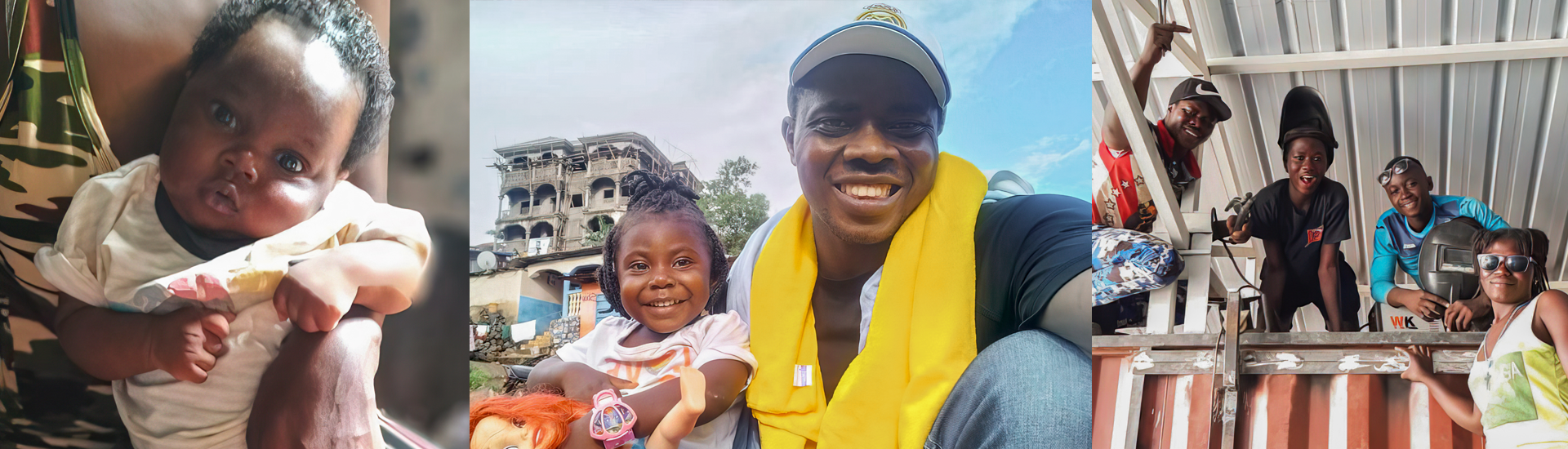 El mensaje lleno de esperanza de Chennor con los niños en situación de calle a su regreso a Sierra Leona
