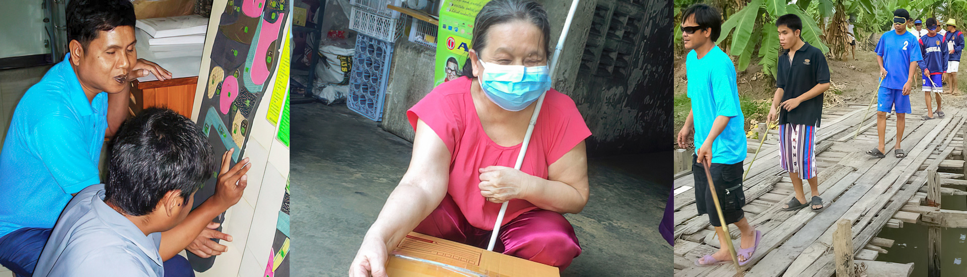 Solidaridad de los antiguos alumnos salesianos con discapacidad visual en Tailandia para combatir el coronavirus
