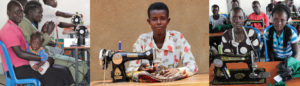 Marie Rose, una mujer luchadora que saca a sus hijos adelante con una máquina de coser gracias a Don Bosco Rango (Ruanda)