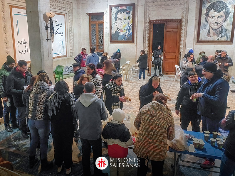 La esperanza en forma de ayuda de Don Bosco Alepo (Siria) un año después del devastador terremoto