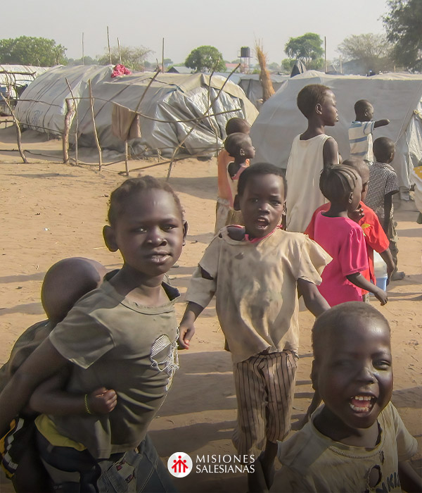 Los niños y niñas afectados por las guerras en emergencias Sudán