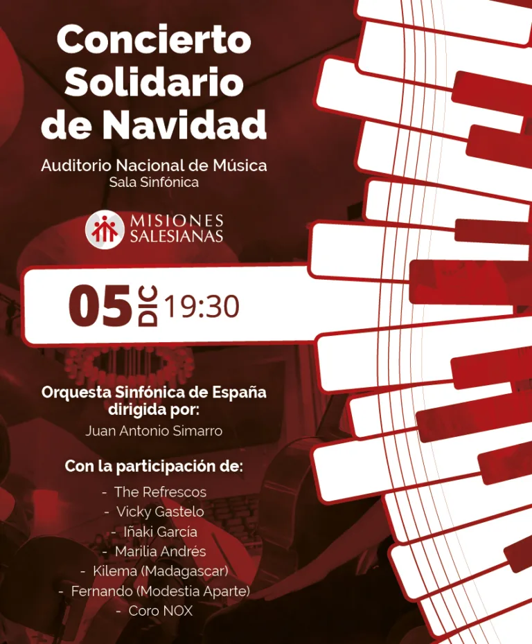 Concierto Solidario de Navidad de Misiones Salesianas