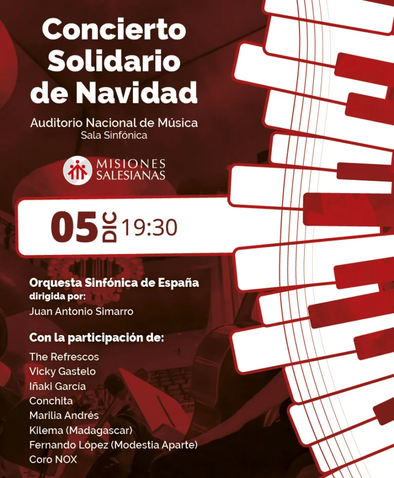 Concierto Solidario de Navidad de Misiones Salesianas