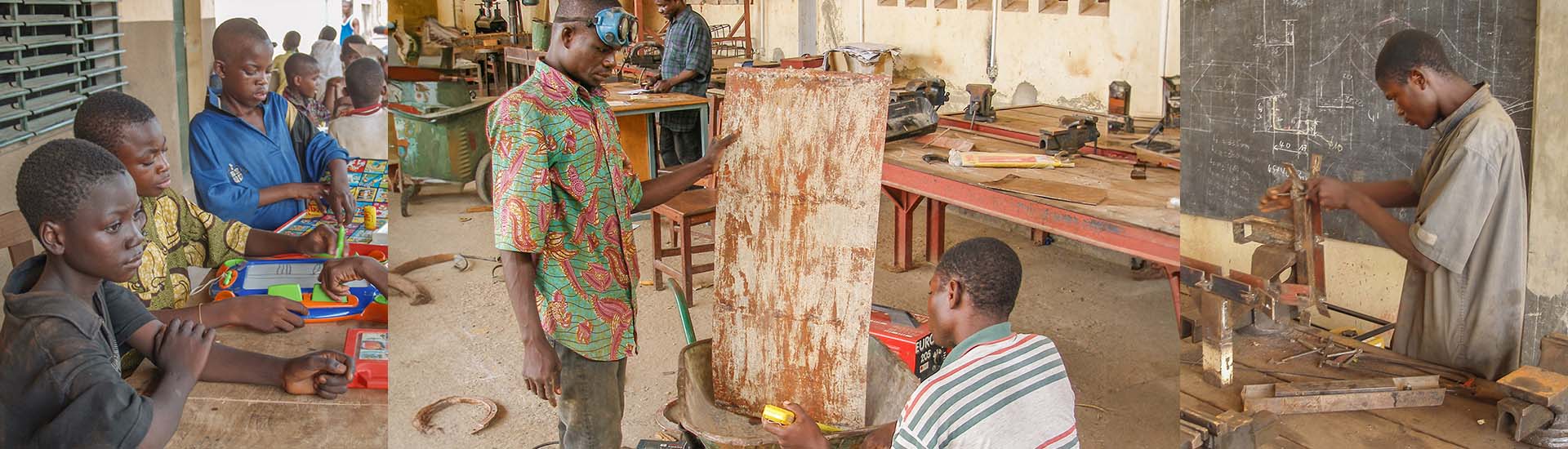 Apoyo educativo a jóvenes refugiados en Togo