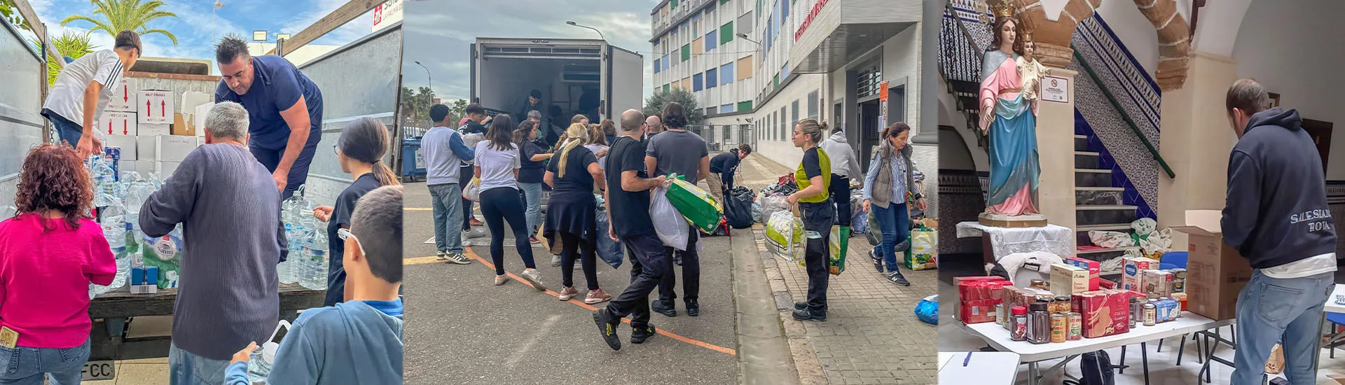 Solidaridad y cercanía salesianas con los damnificados por las riadas en la Comunidad Valenciana