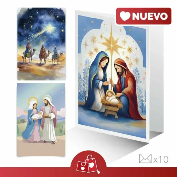 Tarjetas navideñas - Ilustradas