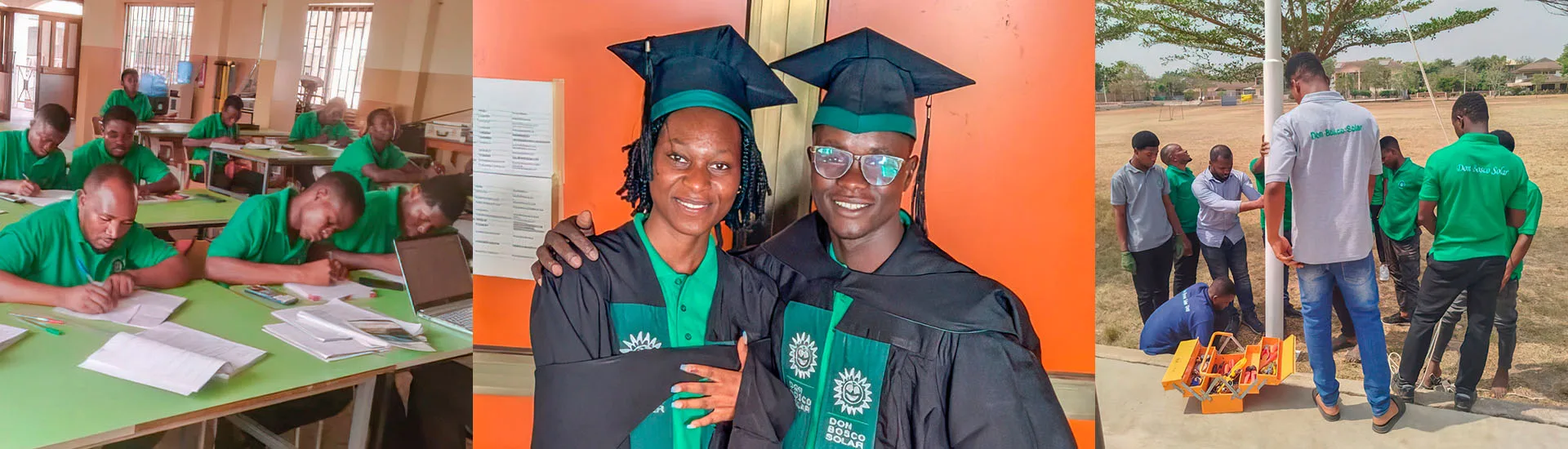 De cruzar fronteras a tener futuros brillantes: la historia de Sylvie y Christopher, dos alumnos salesianos en África