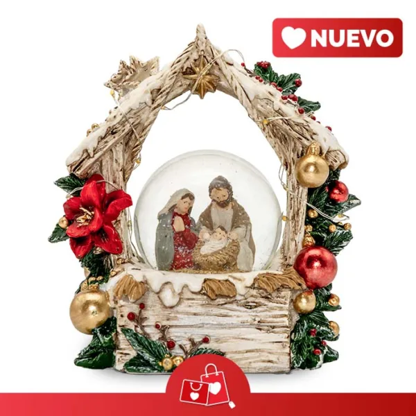 ESFERA PESEBRE ILUMINADA